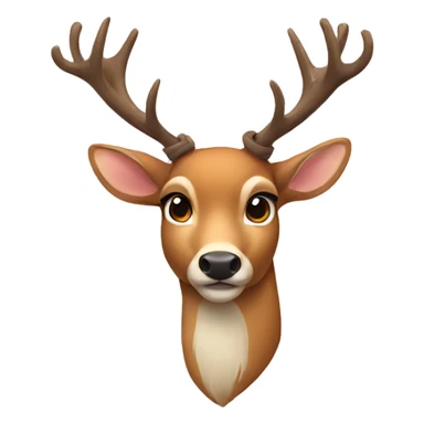 deer with a bow sticker