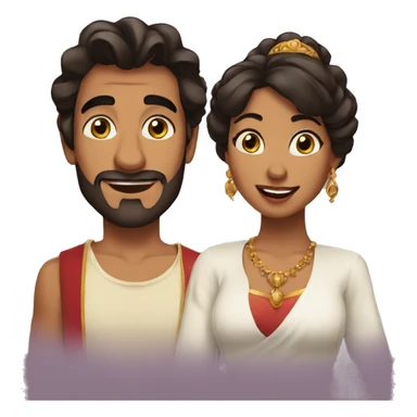 Aladin et yasmine sticker