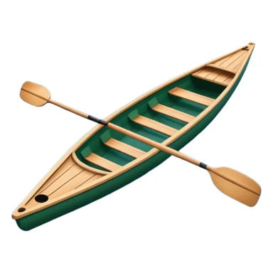 Single scull rowing boat sticker