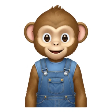 changuito con overol sticker