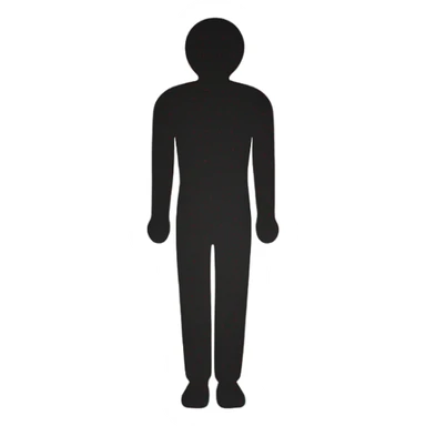 Bathroom Man symbol  sticker