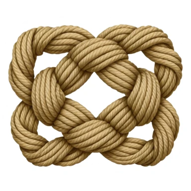 Rope Knot – decorative Shibari knot. sticker