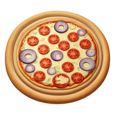 pizza with onions sticker