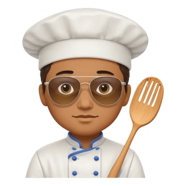 Chef with sunglasses sticker