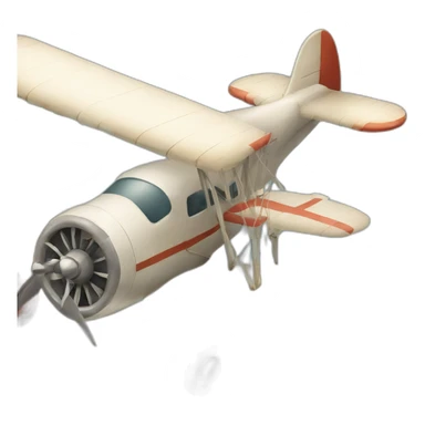 vintage airplane sticker