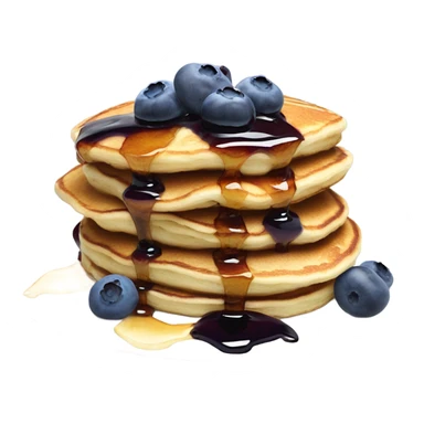 Blueberry pancakes  sticker