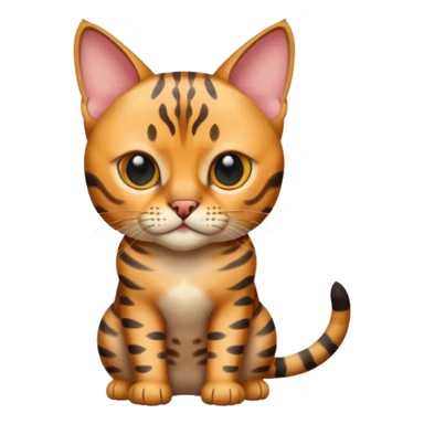 Bengal cat sticker