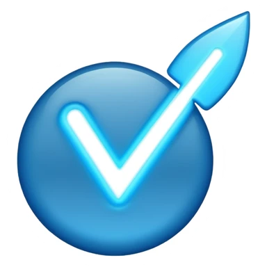 Blue tick for a admin of Roblox sticker