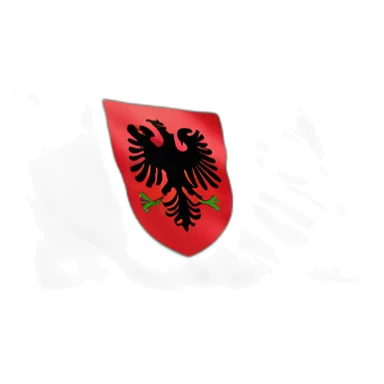 Bandiera unica Italia albania sticker