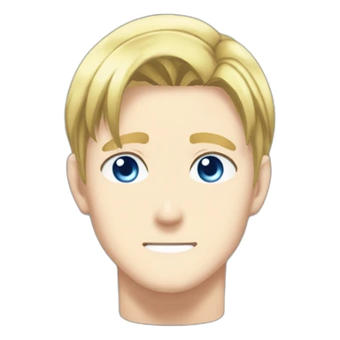 Erwin smith blue eyes shingeki no kyojin sticker