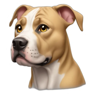 a pitbul named thor sticker