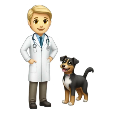 Veterinarian sticker