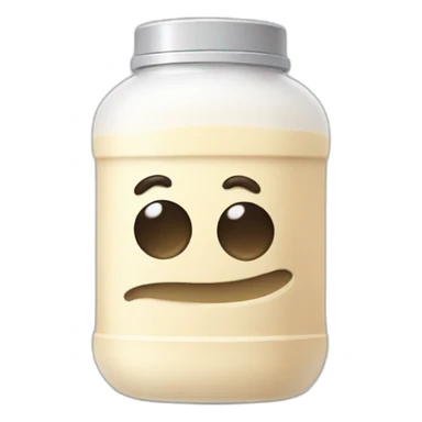 Whey protein sticker