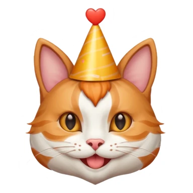 Give me a random emoji  to make the popular emoji cats   it has to have horns like the hearts have to be the ears, but give me a accessory ideas, give me some emoji accessory I dirt that could help sticker