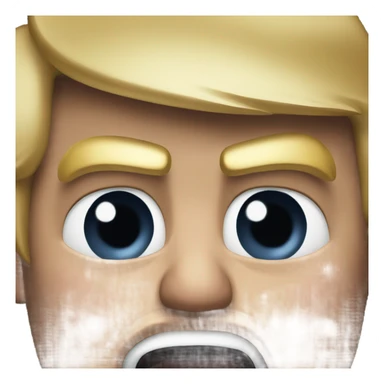 Donald trump angry sticker