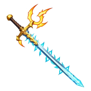 Lightning fire sword of soul sticker