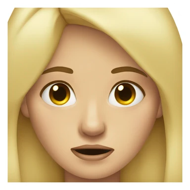 crying tears blonde woman sticker