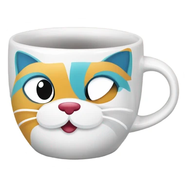 Cute coffee mug  sticker