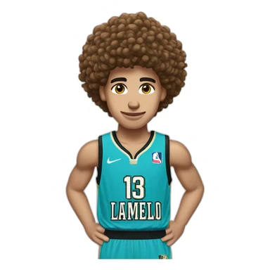 Lamelo ball sticker