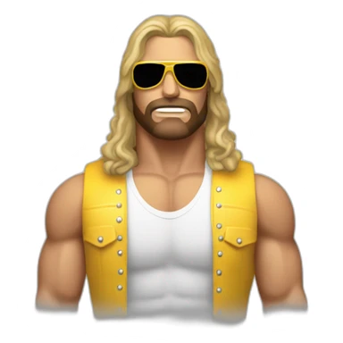 wwf macho man sticker