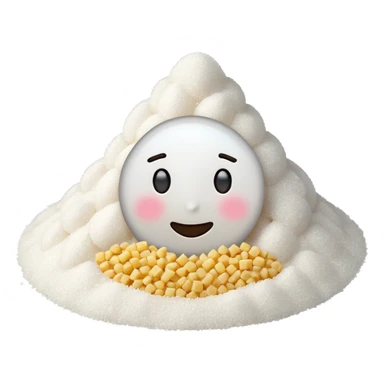 make an iphone styled emoji of sugar sticker