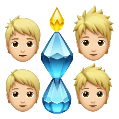 luzes japonesas roxas e ciano sticker