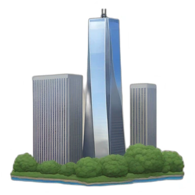 World Trade Center tower sticker