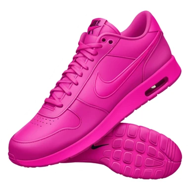 Neon hot pink nike sticker