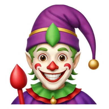 jolly joker card sticker