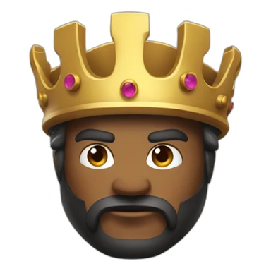 Clash royal King sticker