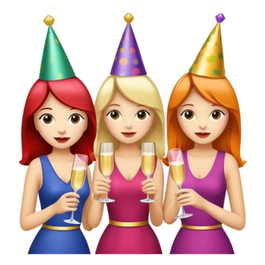 girls party in club sticker