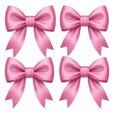 moños rosas sticker