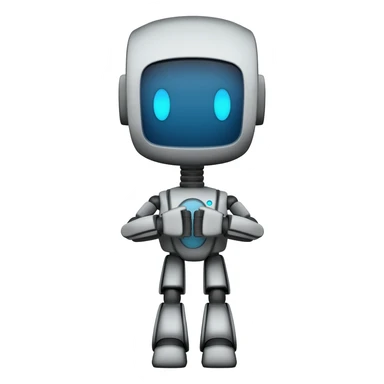 robot sobbing sticker