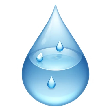 💦 in white  sticker