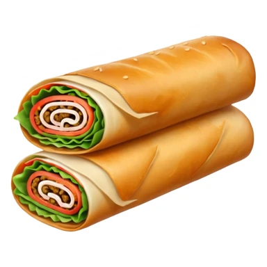 spring roll, lumpia sticker