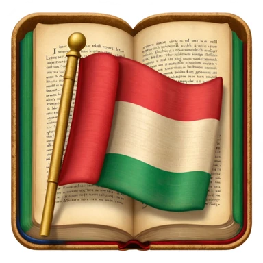 italian flag on dictionary sticker