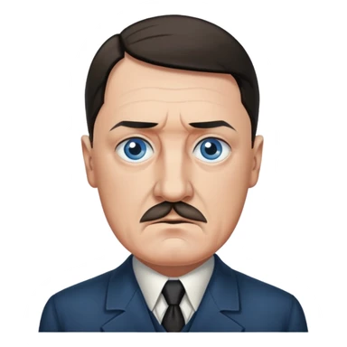 realistic adolf hitler sticker