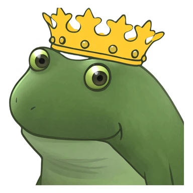 Wearing a crown sticker