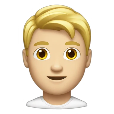 blonde-male-boxer sticker