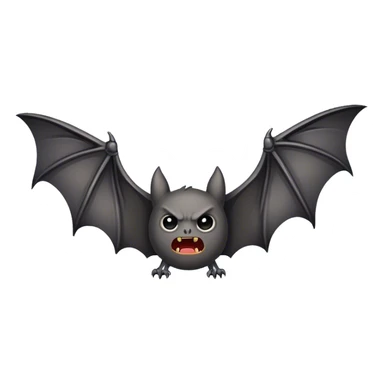 ANGRY bat wings sticker