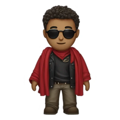 Gangster Harry Potter with red bandanna sticker