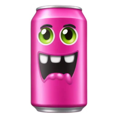 pink monster energy drink sticker