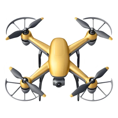 Drone – Quad-copter with spinning propellers sticker