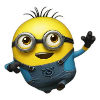 yellow ball + minion sticker