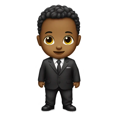 baby in suit sticker