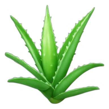 aloe vera leaf sticker