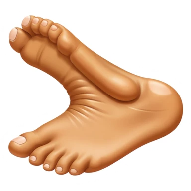 human foot sticker