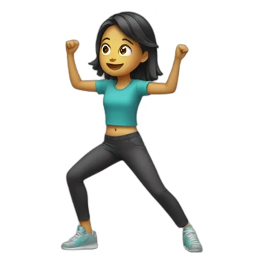 Girl dab sticker