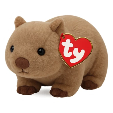 wombat beanie baby sticker