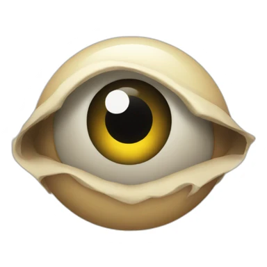 Frightning eyes in the night sticker